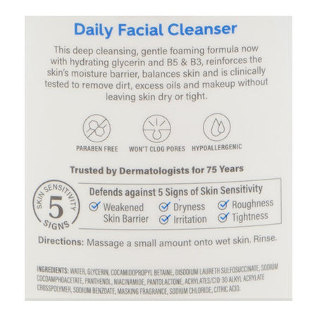 Cetaphil Normal To Oily Skin Daily Facial Cleanser, Glycerin, Vitamin B3 & B5, For Sensitive Skin, 591ml - Image 3