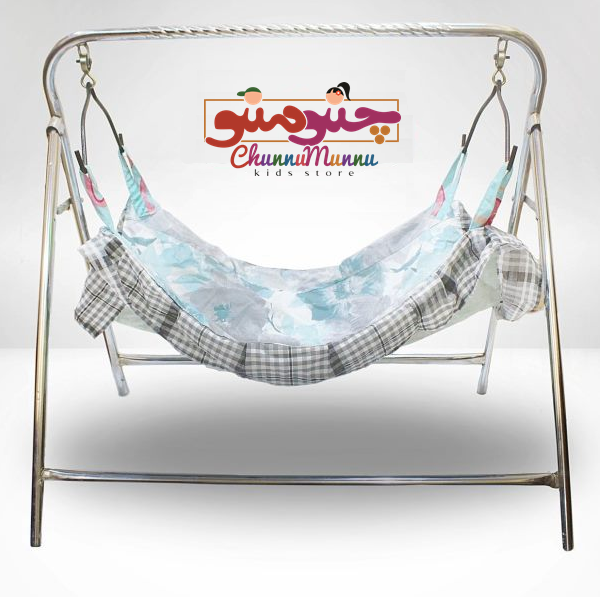 Foldable Iron Rod Cradle Swing With Free Mosquito Net