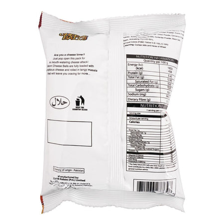 Kolson Cheese Balls, Masala Cheese Flavor, 13g - Image 3