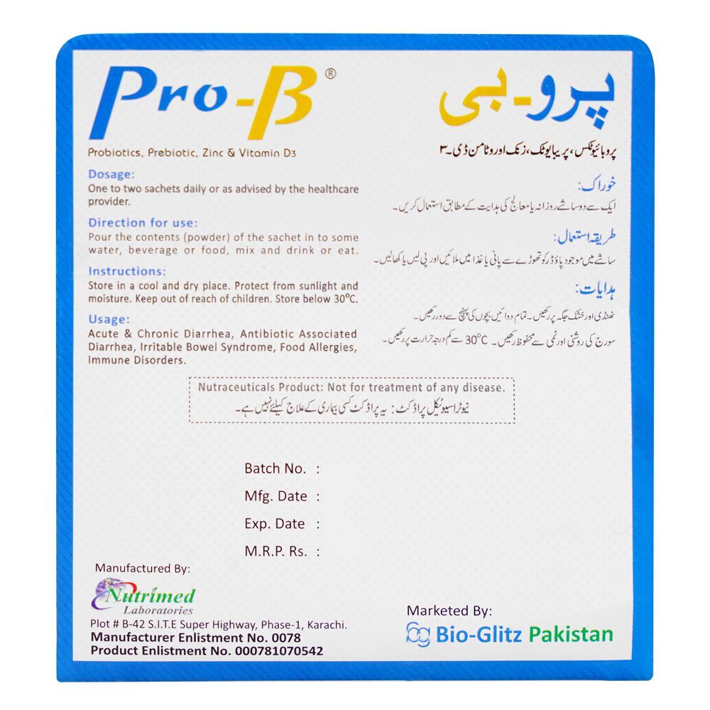Pro-B Sachets, 10-Pack - Image 2