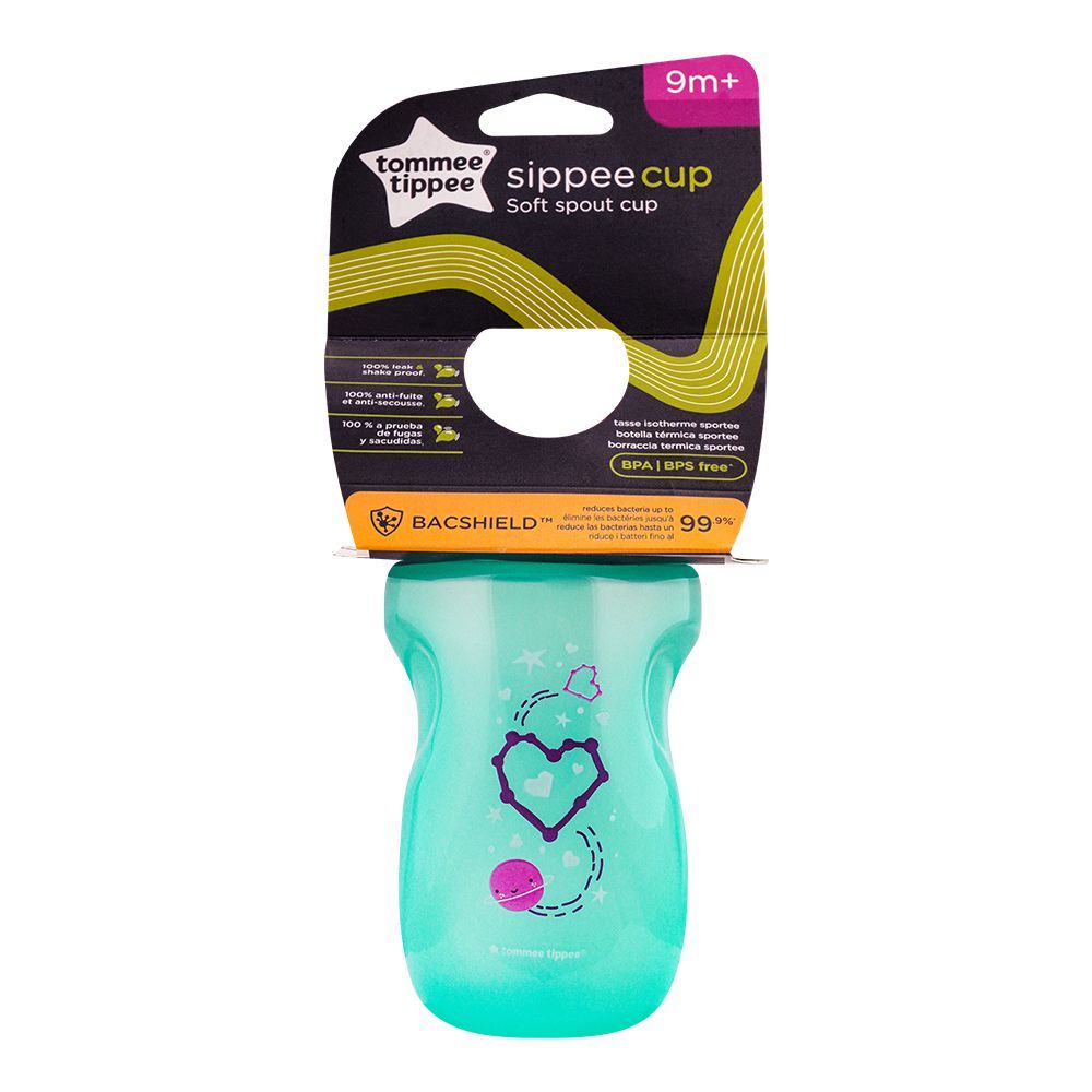 Tommee Tippee Sippee Cup, 9m+, 10oz, Green, 549202 - Main Image