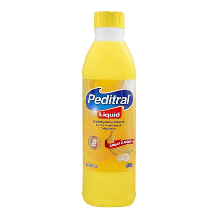 Searle Peditral Liquid Banana Oral Rehydration Solution, 500ml - Main Image