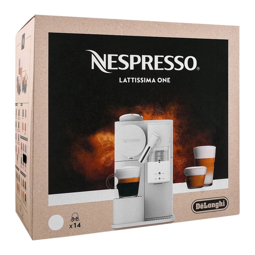 Nespresso Lattissima One Coffee Machine, EN510.W - Main Image