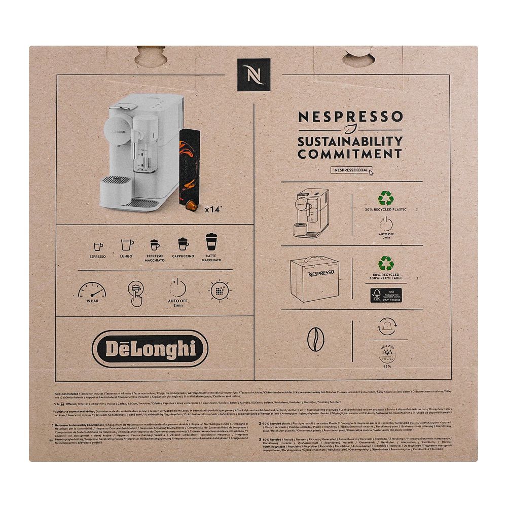 Nespresso Lattissima One Coffee Machine, EN510.W - Image 4