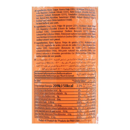 Froot Full Guava Nectar Can 250ml - Image 3