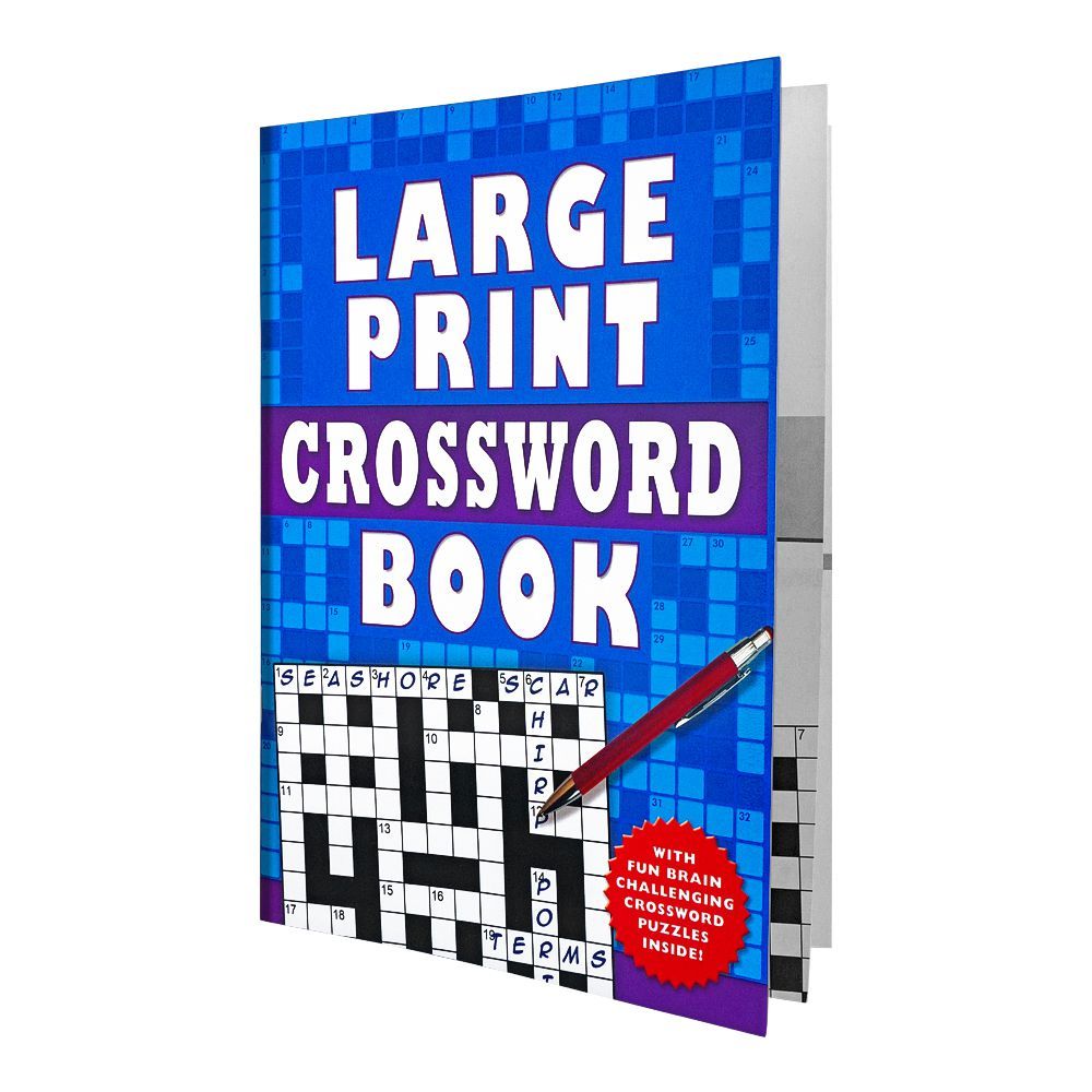 Large Print Cross Word, Book - Main Image