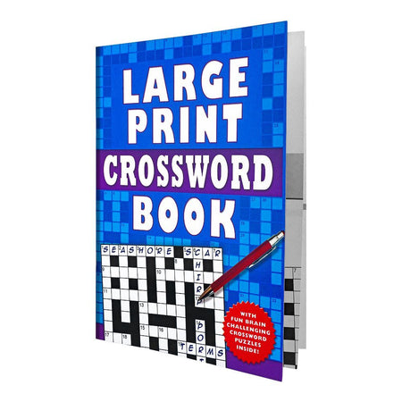 Large Print Cross Word, Book - Main Image