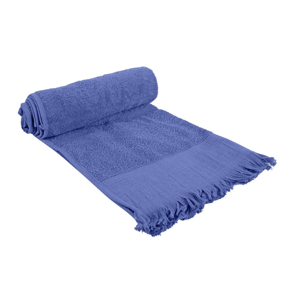 Indus Towel 100% Cotton Ring Hand Towel, 50x90, Blue - Main Image