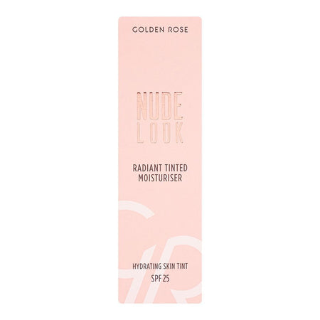 Golden Rose Nude Look Radiant Tinted Moisturiser Hydrating Skin Tint, SPF25, 01, Fair Tint - Image 2