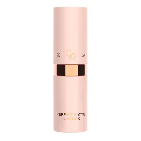 Golden Rose Nude Look Perfect Matte Lipstick, 01, Coral Nude - Image 3
