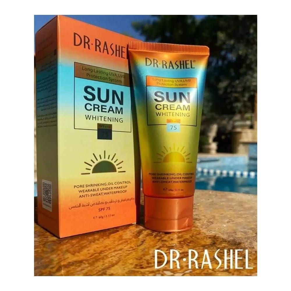 Dr. Rashel Sun Cream Whitening SPF 75, 60g - Main Image