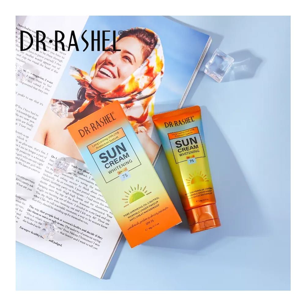 Dr. Rashel Sun Cream Whitening SPF 75, 60g - Image 2
