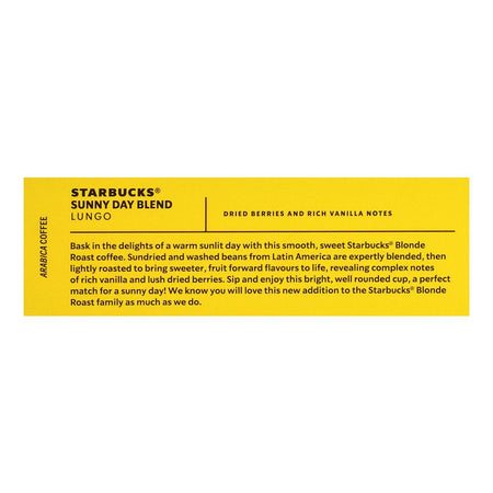 Starbucks Sunny Day Blend Lungo Coffee Pods, 56g, 10-Pack - Image 7