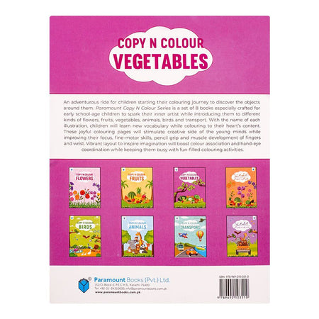 Copy N Colour Vegetables, Book - Image 2