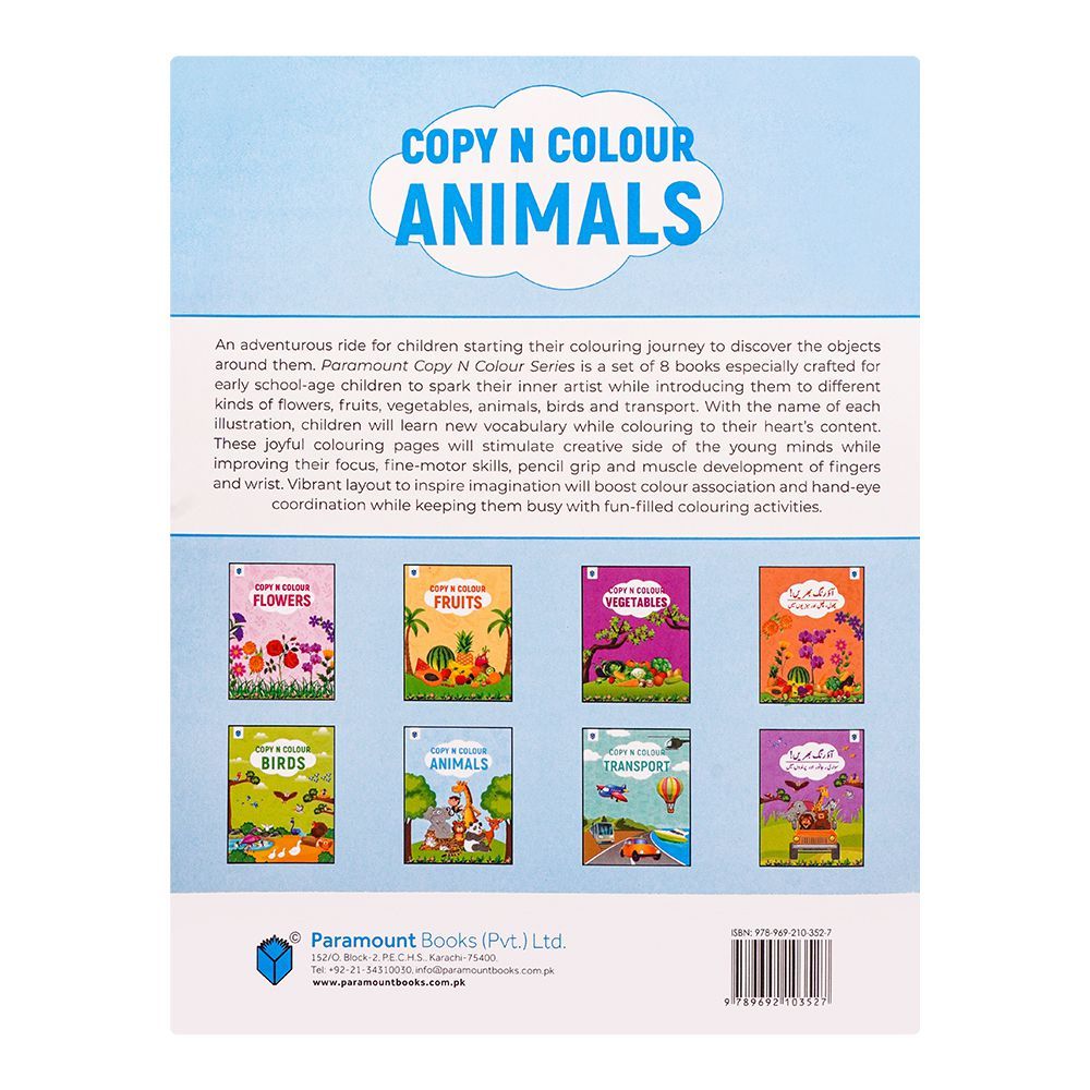Copy N Colour Animals, Book - Image 2