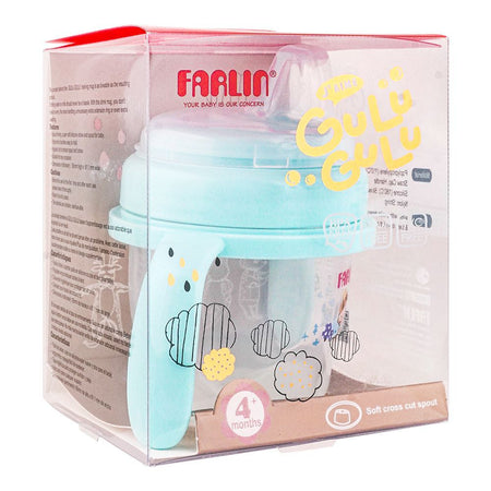 Farlin J'Aime Gulu Gulu Soft Cross Cut Spout Learner Cup, 4 Months+, 120ml, AET-010-B - Main Image