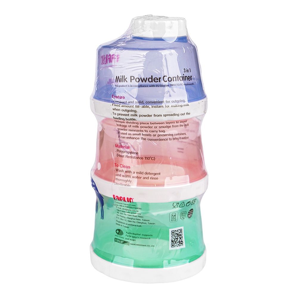 Farlin Milk Powder Container, 3-Pack, AD-20011 - Image 2