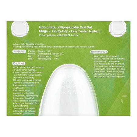 Farlin Doctor J. Grip N Bite Lollipops Baby Oral Set, BBC-003-B - Image 3