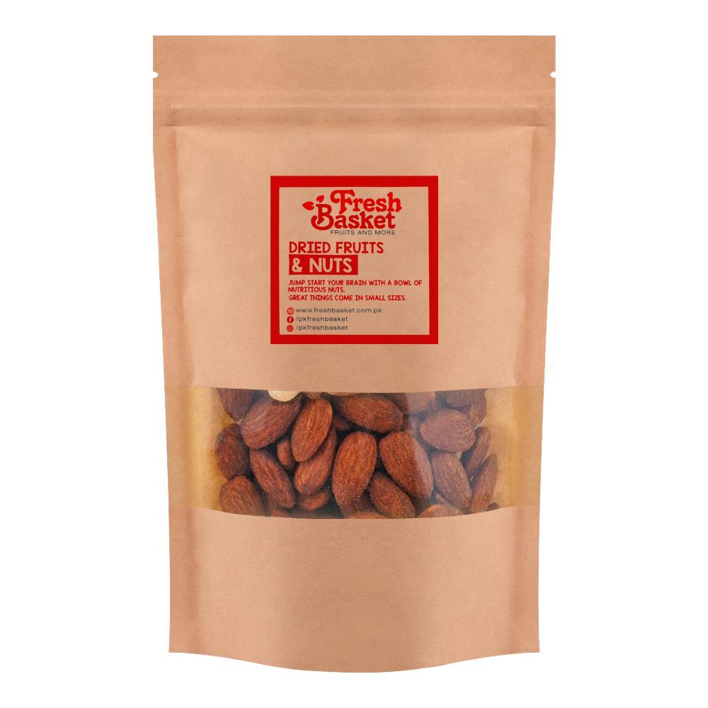 Fresh Basket Almonds Hot BBQ, 200g - Main Image