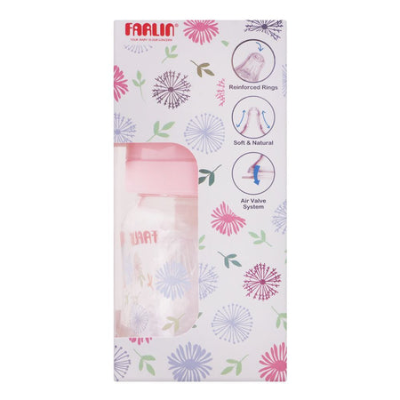 Farlin Wide Neck A-33 Glass Feeding Bottle, 120ml, AB-32005-G - Image 4