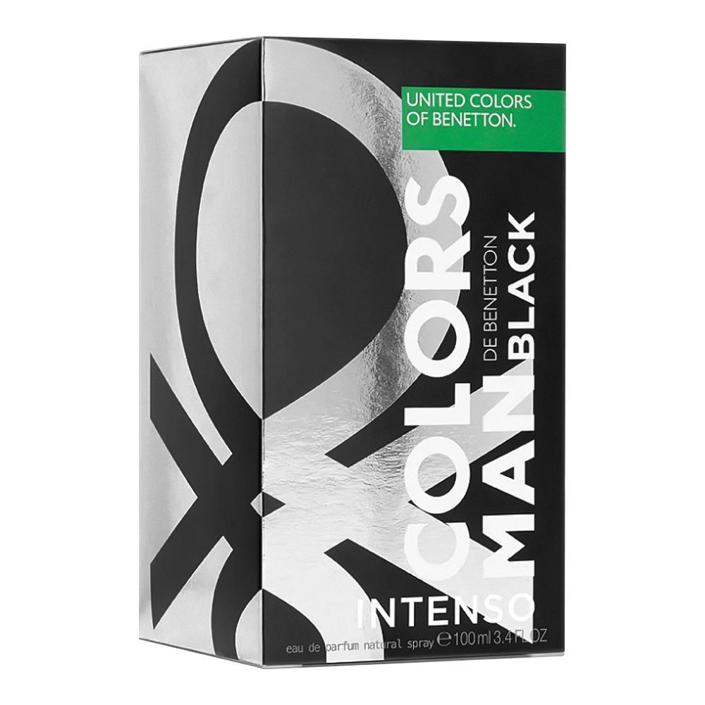 Benetton United Colors Black Men Intenso Eau De Parfum, 100ml - Image 2