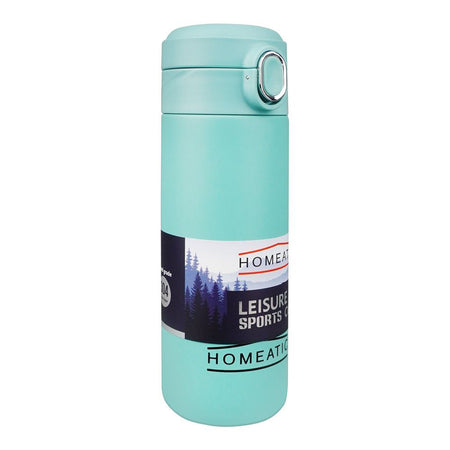 Homeatic Steel Water Bottle, 400ml Capacity, Green, KD-8003 - Main Image