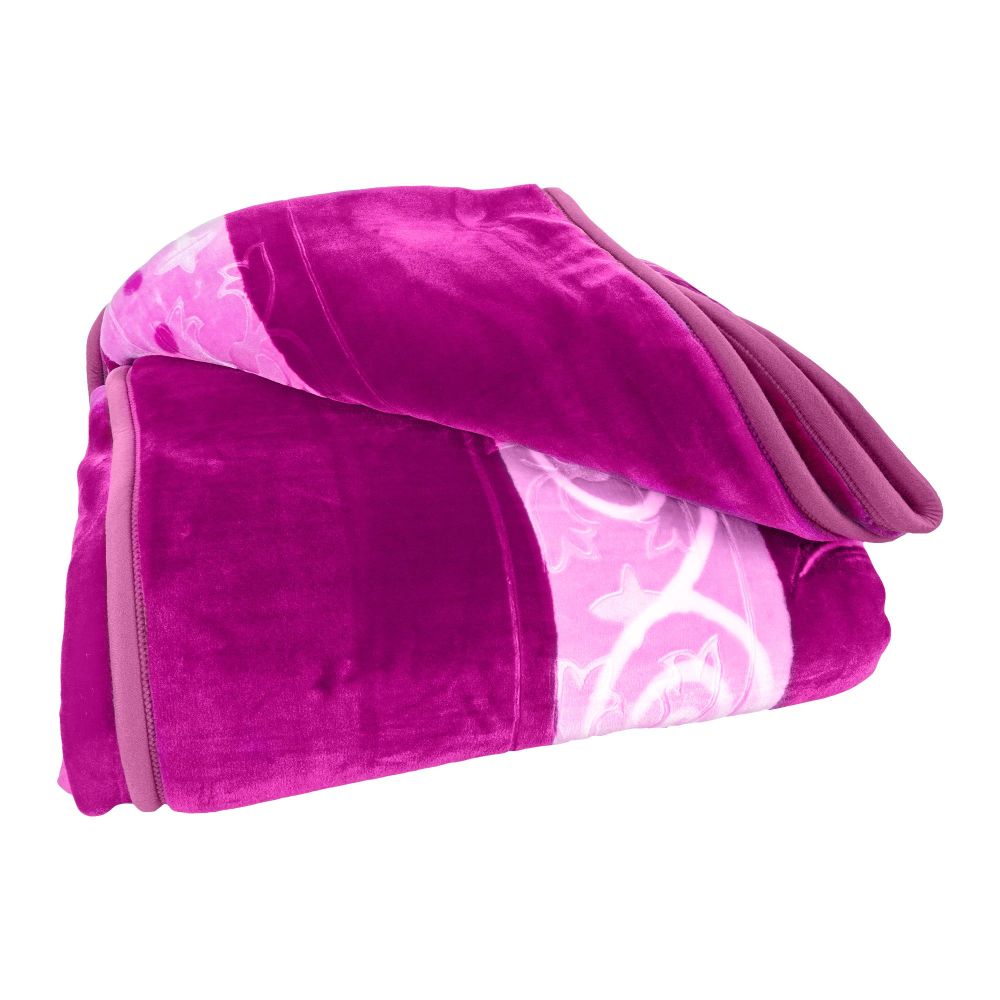 Twilight Empire Double Bed Blanket, Purple - Main Image