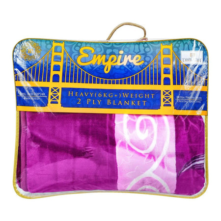 Twilight Empire Double Bed Blanket, Purple - Image 2