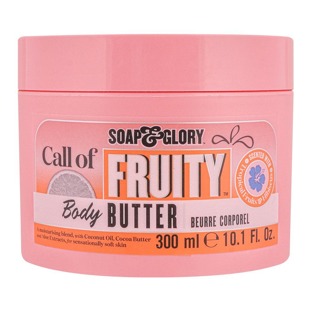 Soap & Glory Call Of Fruity Body Butter, For Sensationally Soft Skin, 300ml - Main Image