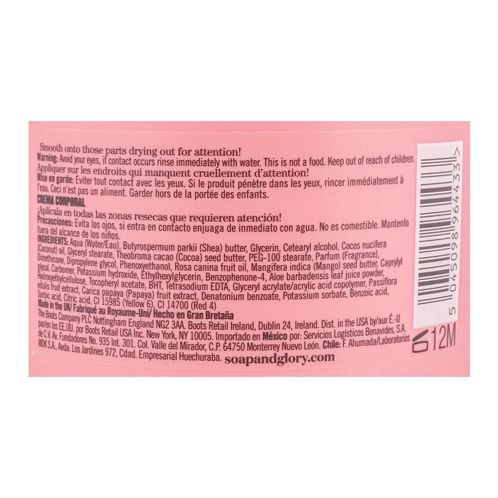 Soap & Glory Call Of Fruity Body Butter, For Sensationally Soft Skin, 300ml - Image 3