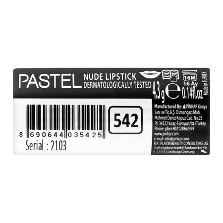 Pastel Nude Lipstick, 542 - Image 3