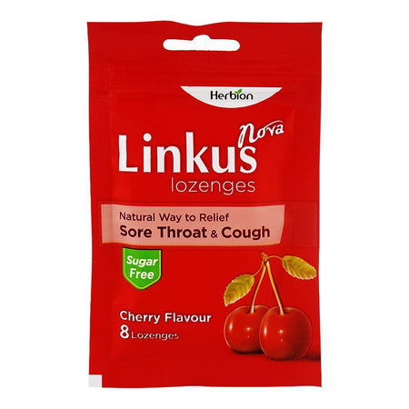 Herbion Linkus Nova Cherry Flavour, 8 Lozenges - Main Image
