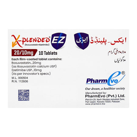 X-Plended EZ Tablets 20/10mg, Box (10 Tablets) - Image 4