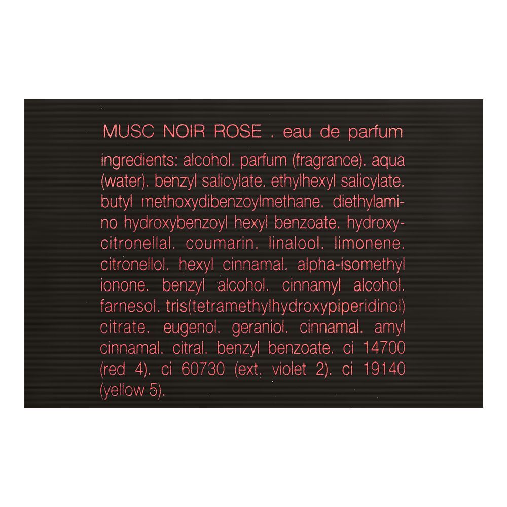 Narciso Rodriguez Musc Noir Rose For Her Eau De Parfum, For Women, 100ml - Image 4