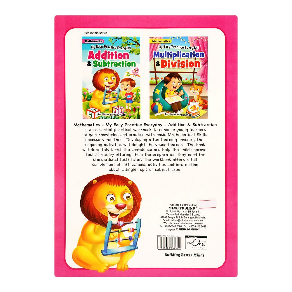 My Easy Practice Everyday Mathematics Addiction & Subtraction, Book - Image 2