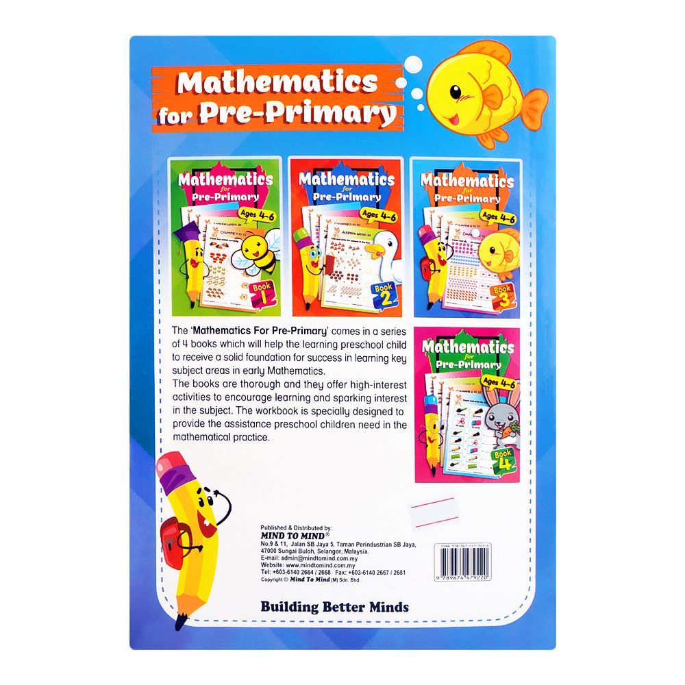 Pre K Books Math Buy Mathematics For Pre-Primary Ages 4-6, Book-3 – Shopaholic.pk
