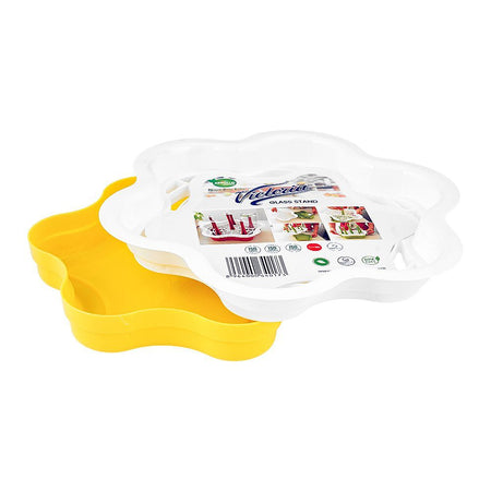 Appollo Victoria Glass Stand, Yellow - Image 3