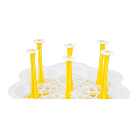 Appollo Victoria Glass Stand, Yellow - Image 4