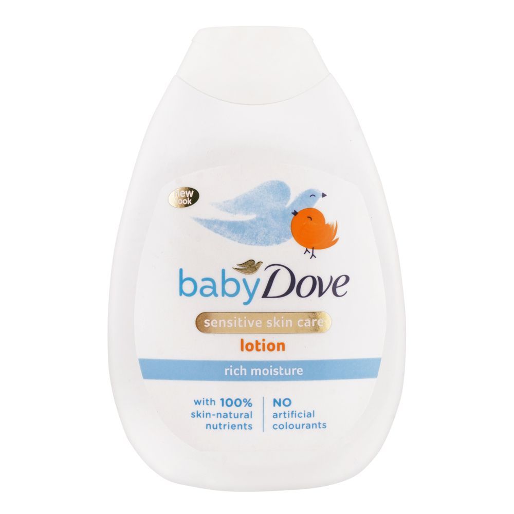 Dove Rich Moisture Sensitive Skin Care Baby Lotion, 400ml - Main Image