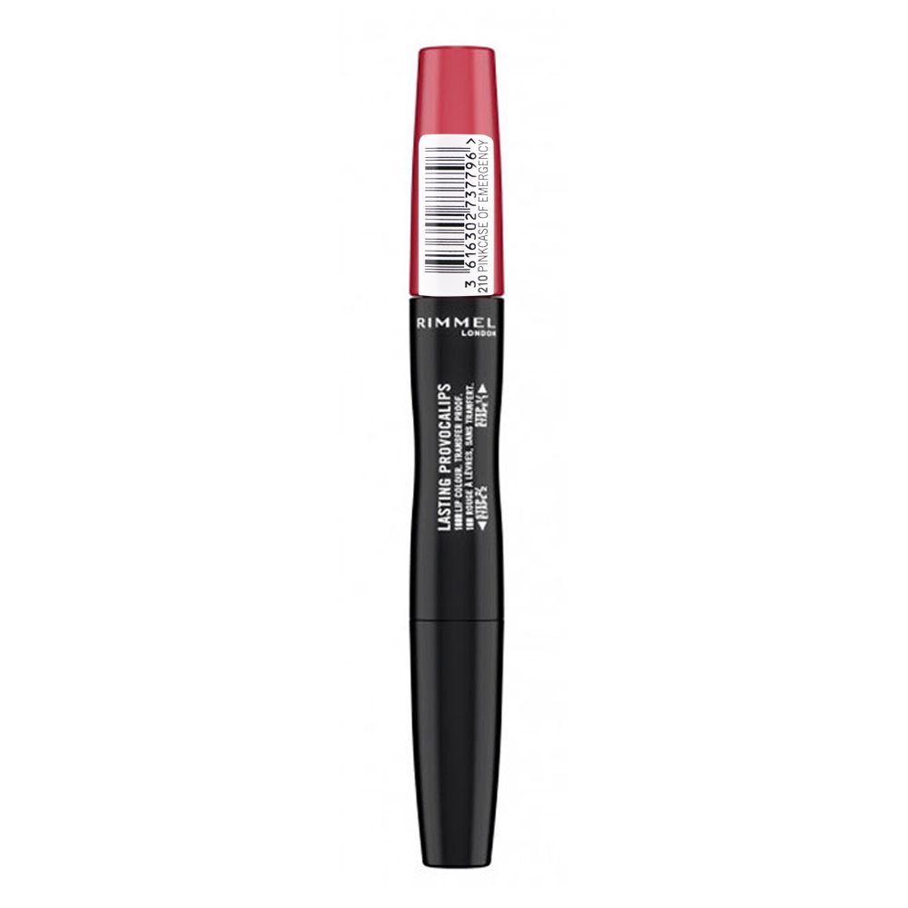 Rimmel Lasting Provocalips 18H Lip Colour, 210, Pink Case Of Emergency - Image 2