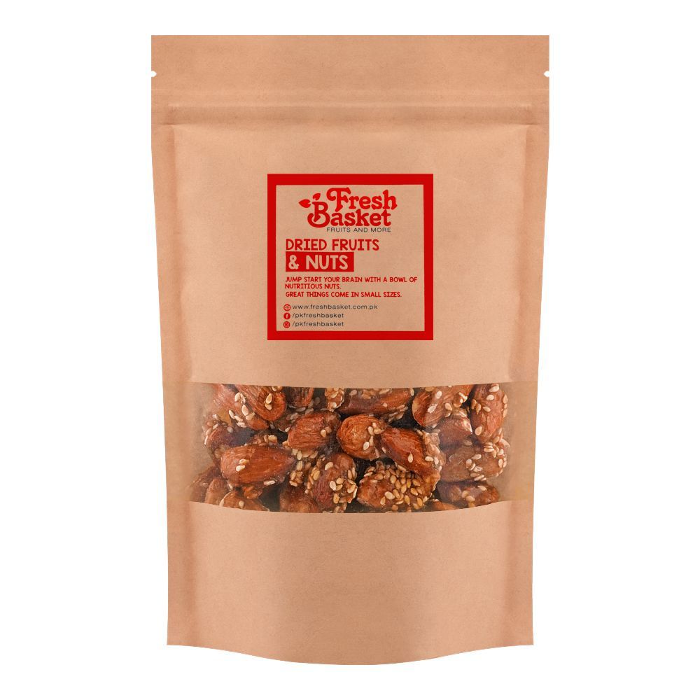 Fresh Basket Almonds, Caramel Coated, 200g - Main Image