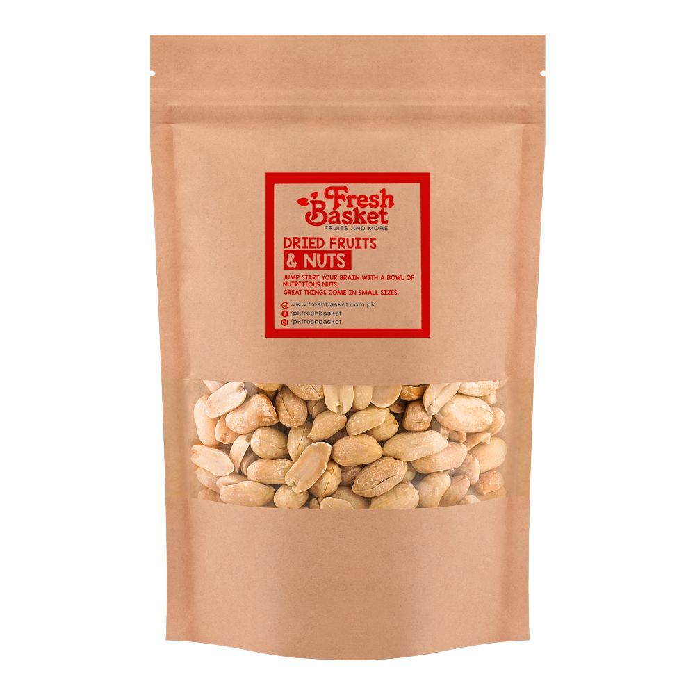 Fresh Basket Peanut, Roasted, Unsalted, 200g - Main Image