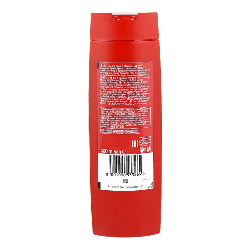 Old Spice Bear Glove 2-In-1 Shower Gel + Shampoo, 400ml - Image 2
