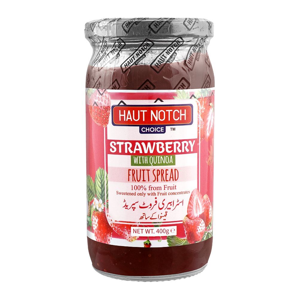 Haut Notch Strawberry With Quinoa Fruit Spread, 400g - Main Image