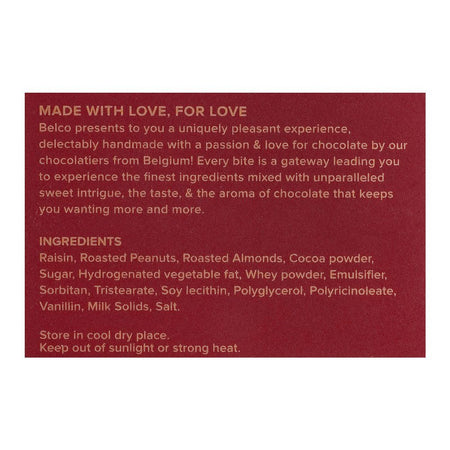 Belco Hand Crafted Belgian Chocolate With Fruits & Nuts, 100g - Image 3