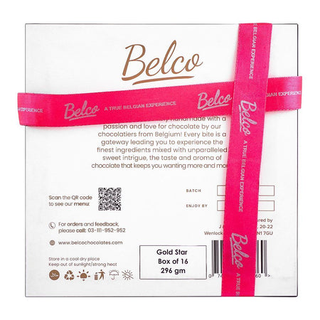Belco Gold Star Chocolate, 16-Pack, 296g - Image 2
