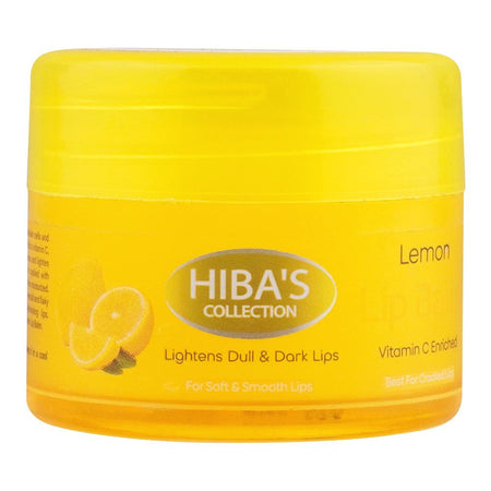 Hiba's Collection Lemon Lip Balm, Best For Cracked Lips, 15ml - Main Image