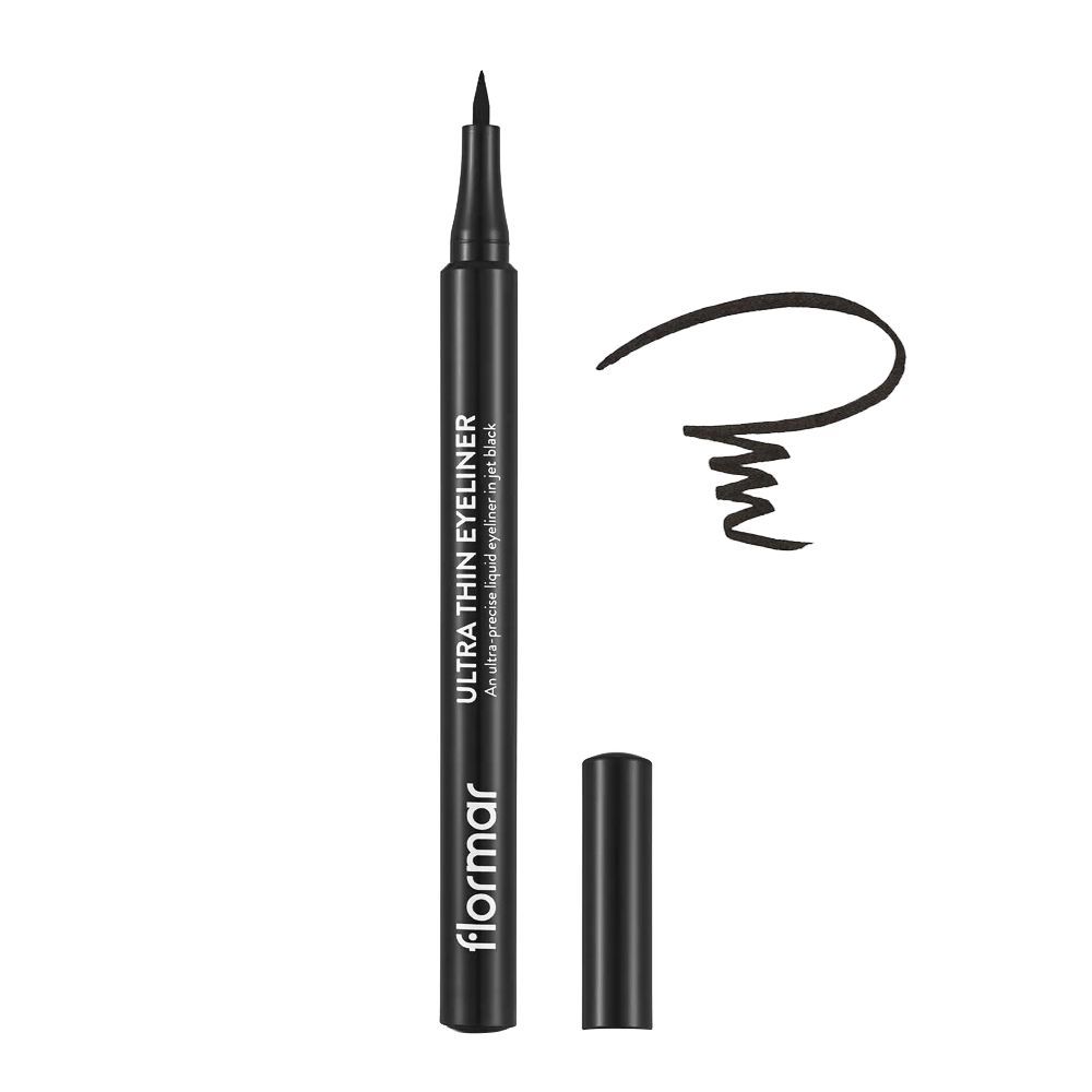 Flormar Ultra Thin Eye Liner, Black - Main Image