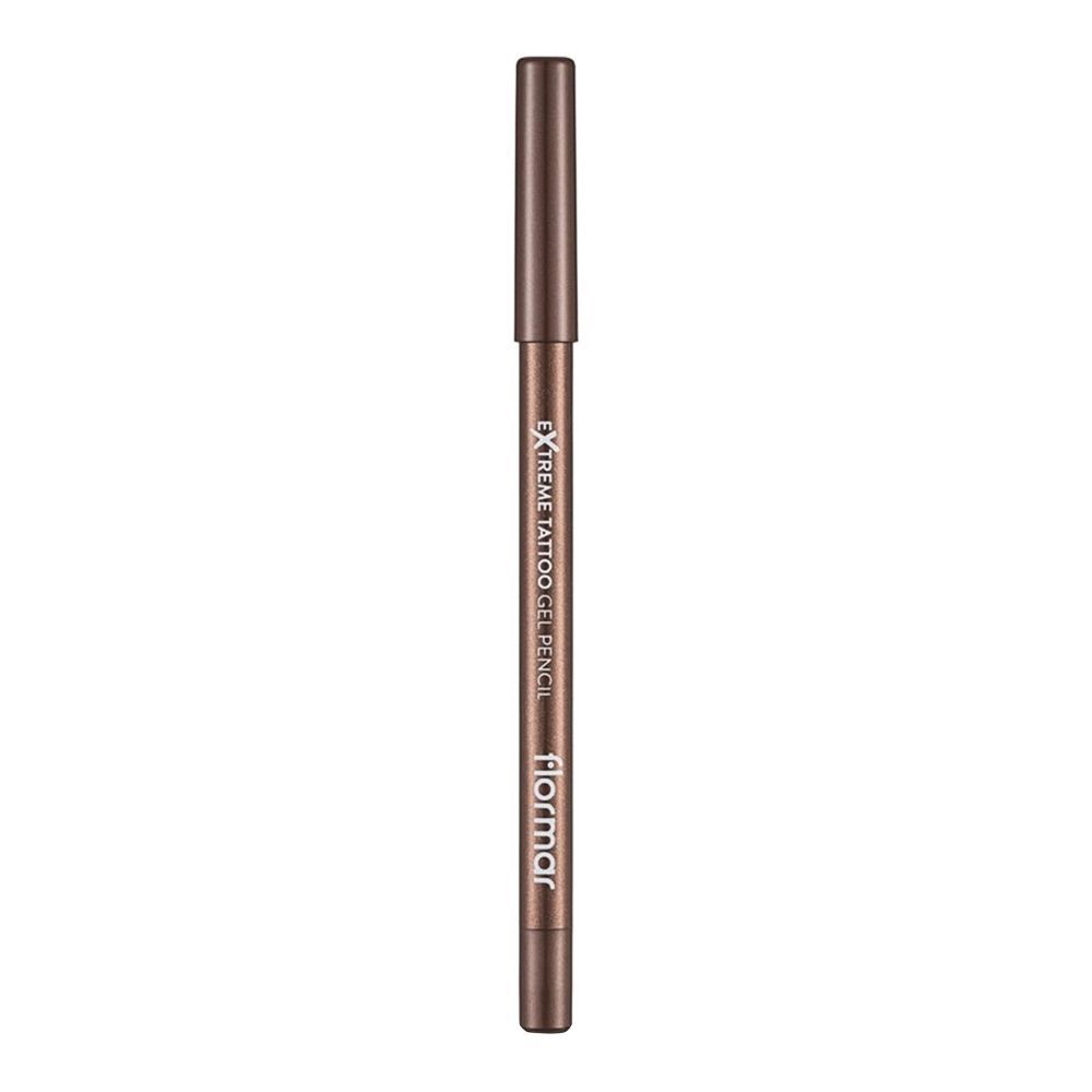 Flormar Extreme Tattoo Gel Pencil, Glitzy Brown, 01 - Image 2