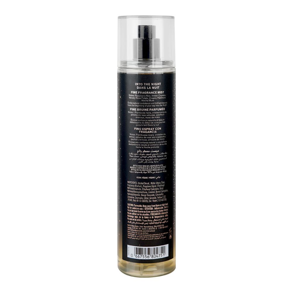 Bath & Body Works Into The Night Fine Fragrance Mist, Vegan, 236ml - Image 2